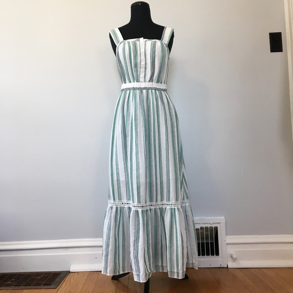 Cameron White Stripe Maxi Dress - Eva Mendes Collection for New York & Co, XS - Picture 3 of 13